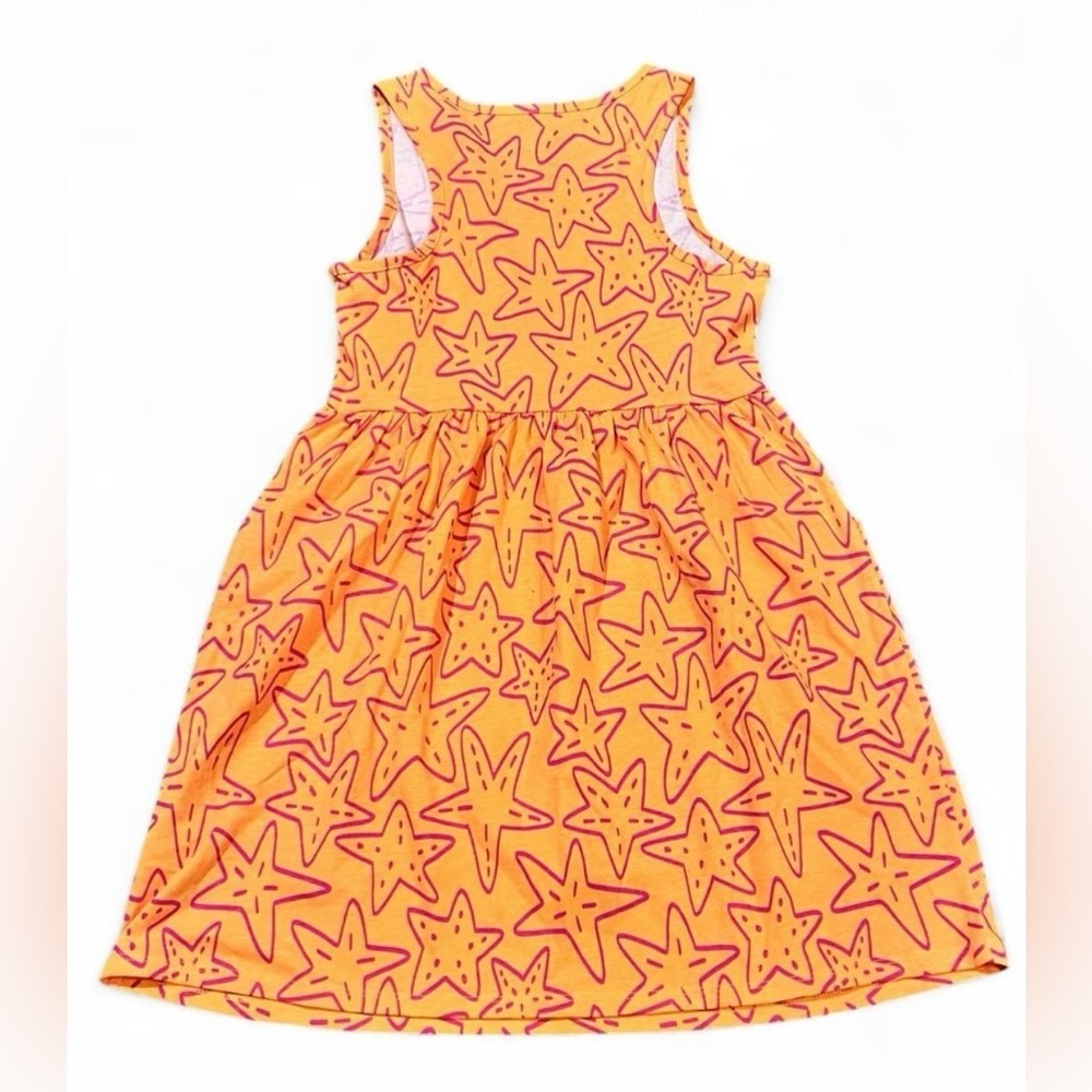 Wonder Nation NWT Girls M Orange and Purple Starfish Dress - Picture 2 of 5